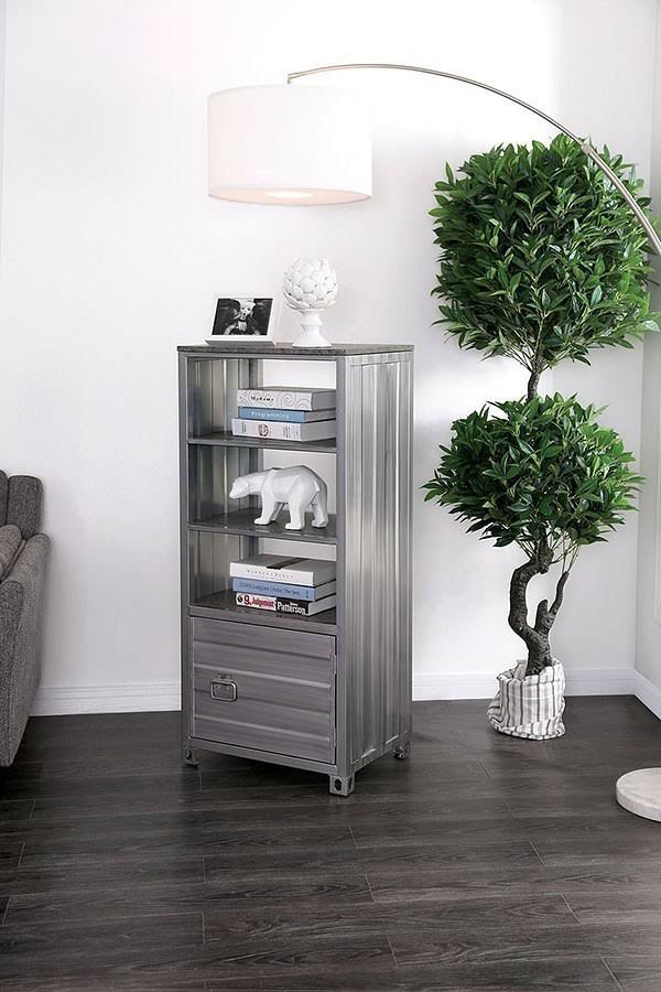 Left Pier Cabinet in Hand Brushed Y7095
