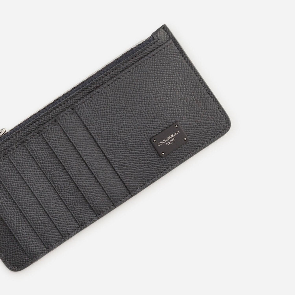 Gray Logo Card Case U858