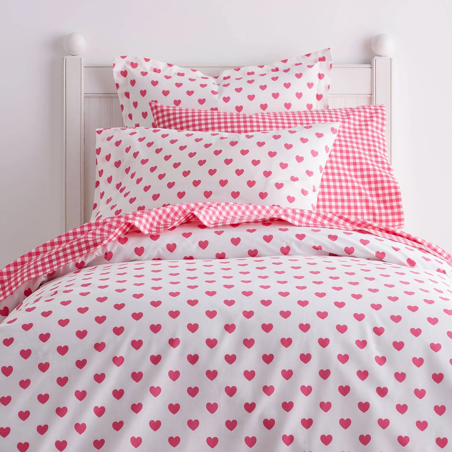 Purple Cotton Percale Twin Duvet Cover P124