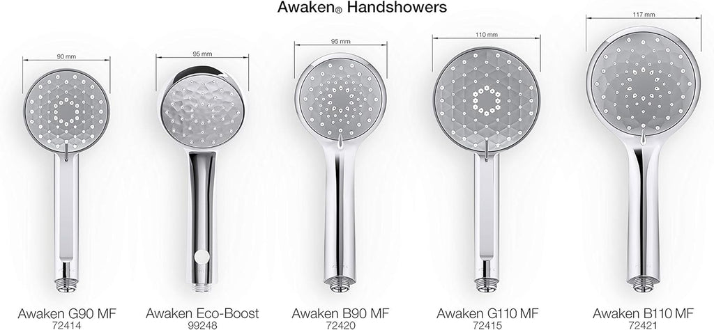 Vibrant Brushed Nickel Handshower Pack of 2 U96373