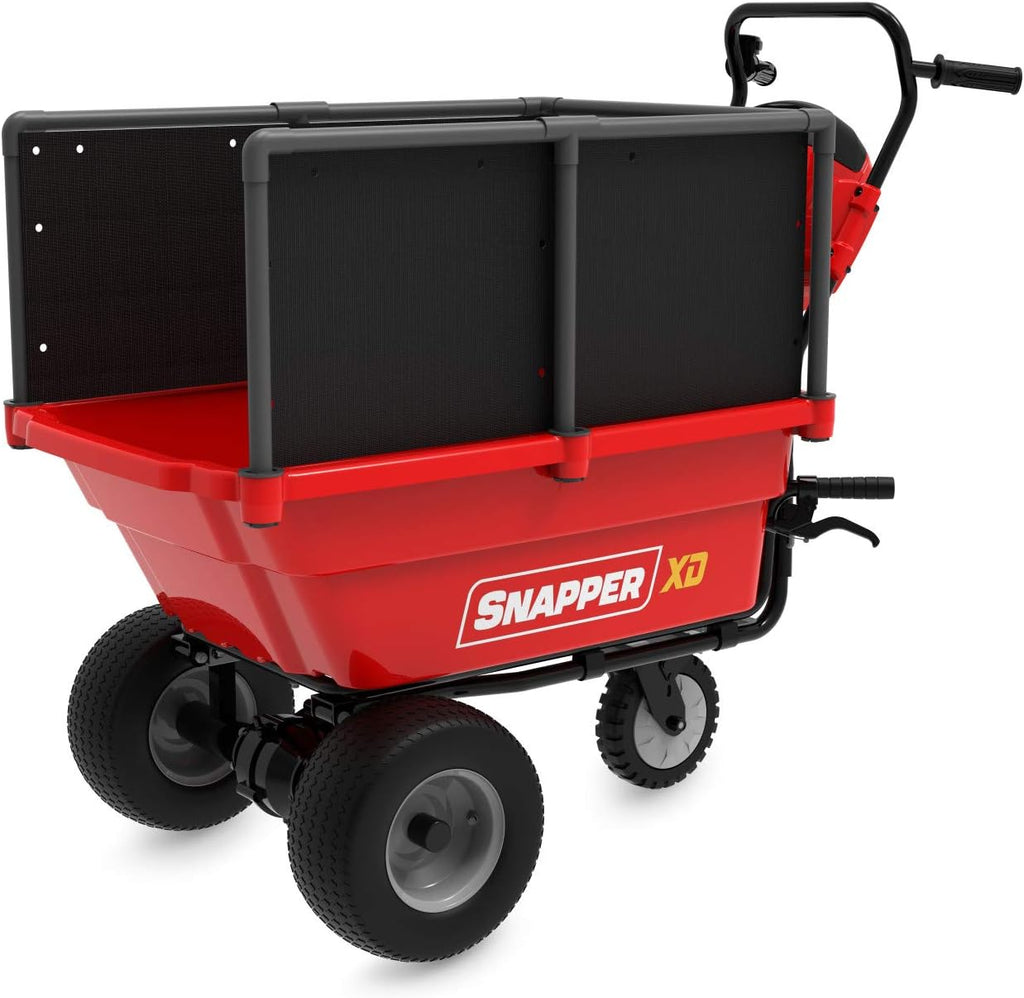 Red/Black Side Extension Attachment for 82V Utility Cart O622