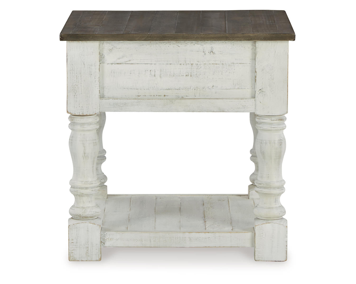 White/Gray End Table S72905