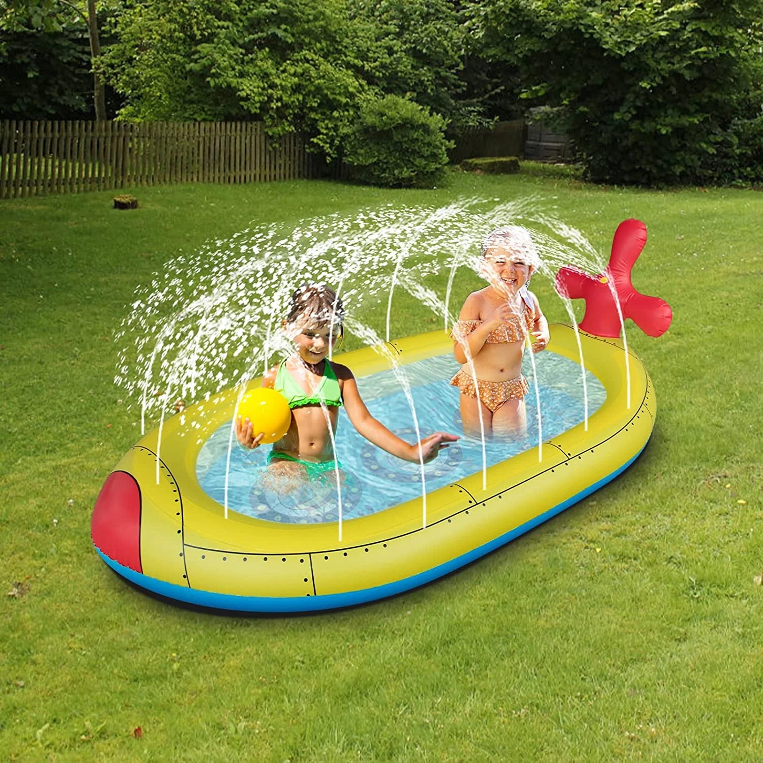 3-in-1 Splash Pad Outdoor Water Play Toys G2517