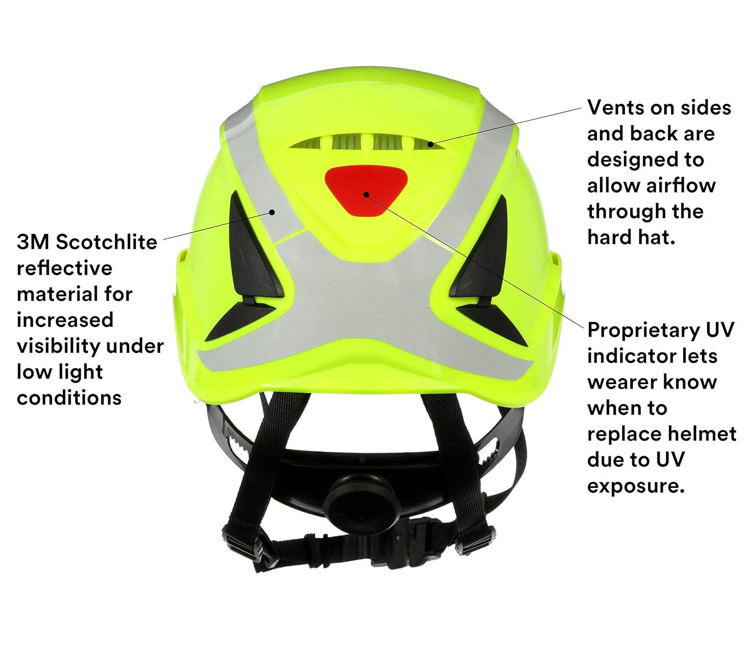 HVGreen Vented Safety Helmet K223