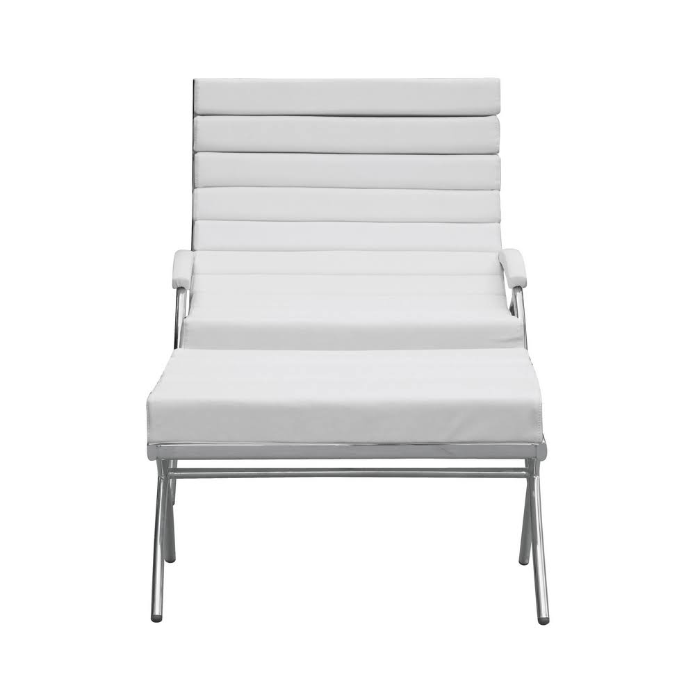White Chair and Ottoman X327