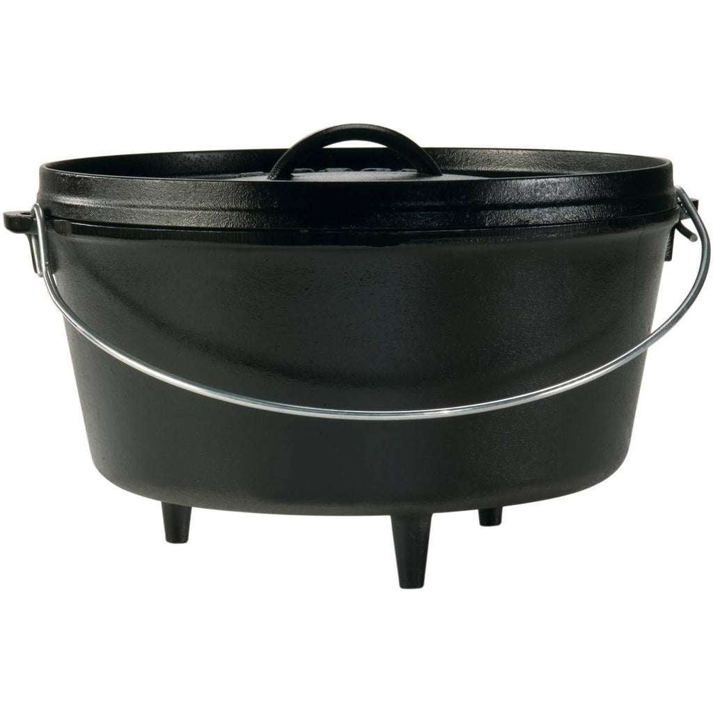 Black 8 qt Cast Iron Dutch Oven O334