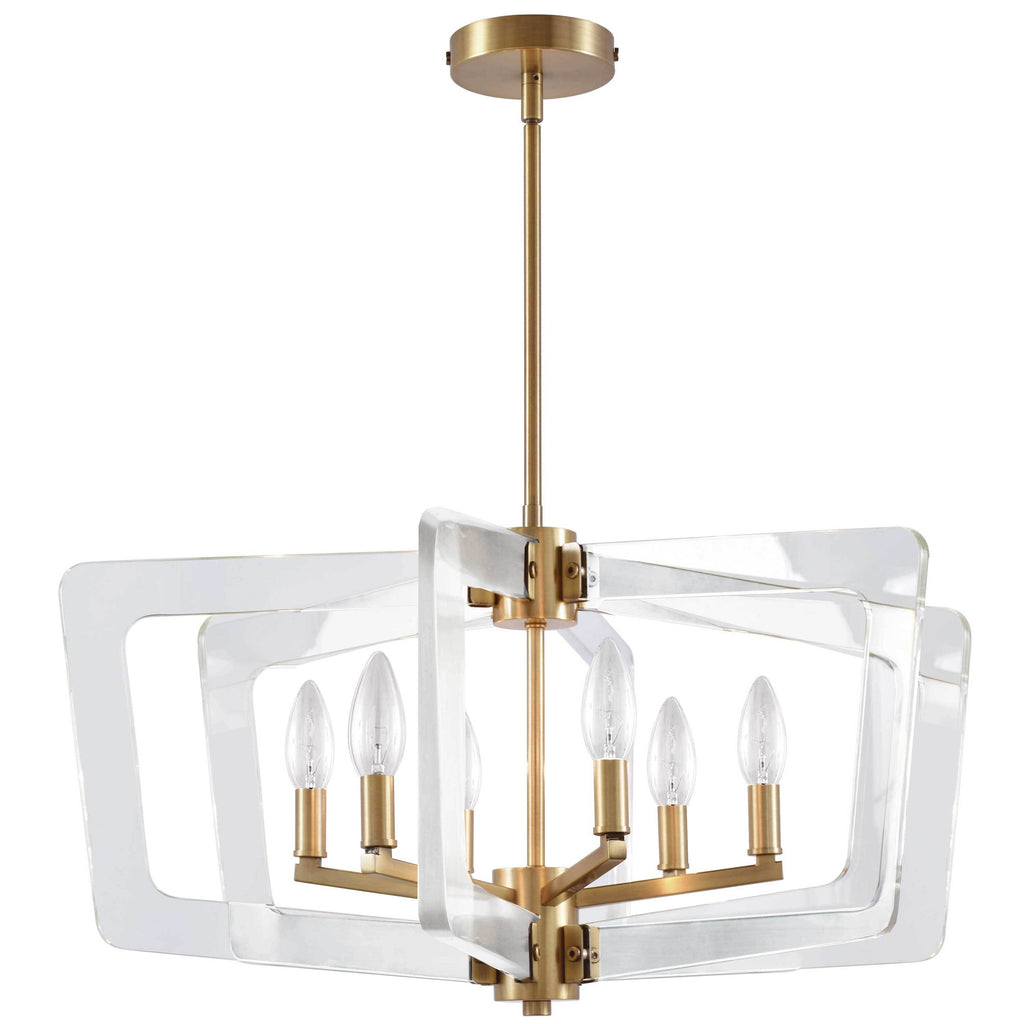 6 Light Incandescent Chandelier A55547