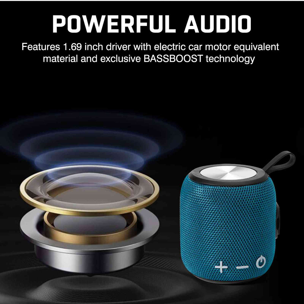 Blue Bluetooth V5.2 Portable Waterproof Speaker Z76842
