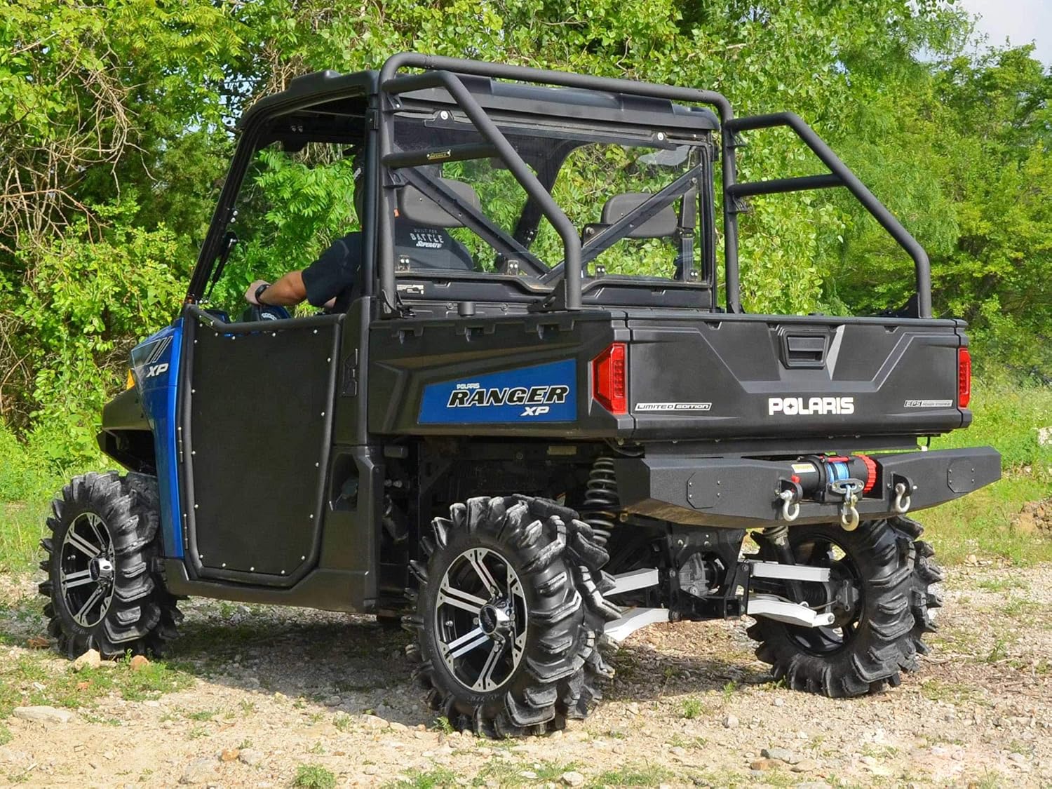 Wrinkle Black Rear Roll Cage Support V549196