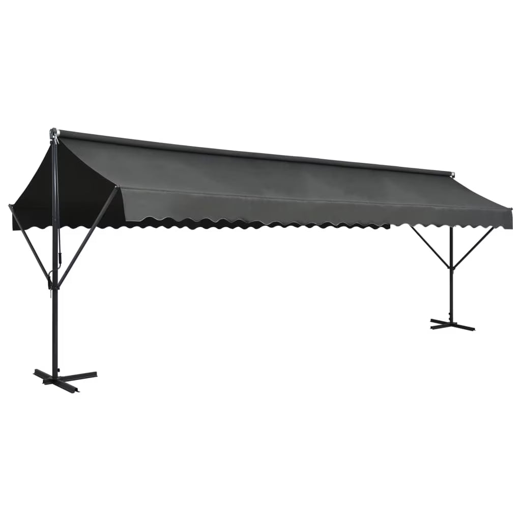 Free Standing Awning 236.2"x118.1" Anthracite O2150