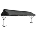 Free Standing Awning 236.2"x118.1" Anthracite O2150