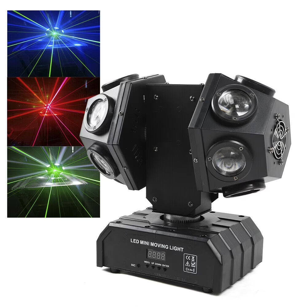 DJ Lighting LED Stage Light Pinspot Uplighting DMX512 RGBW Lights P452