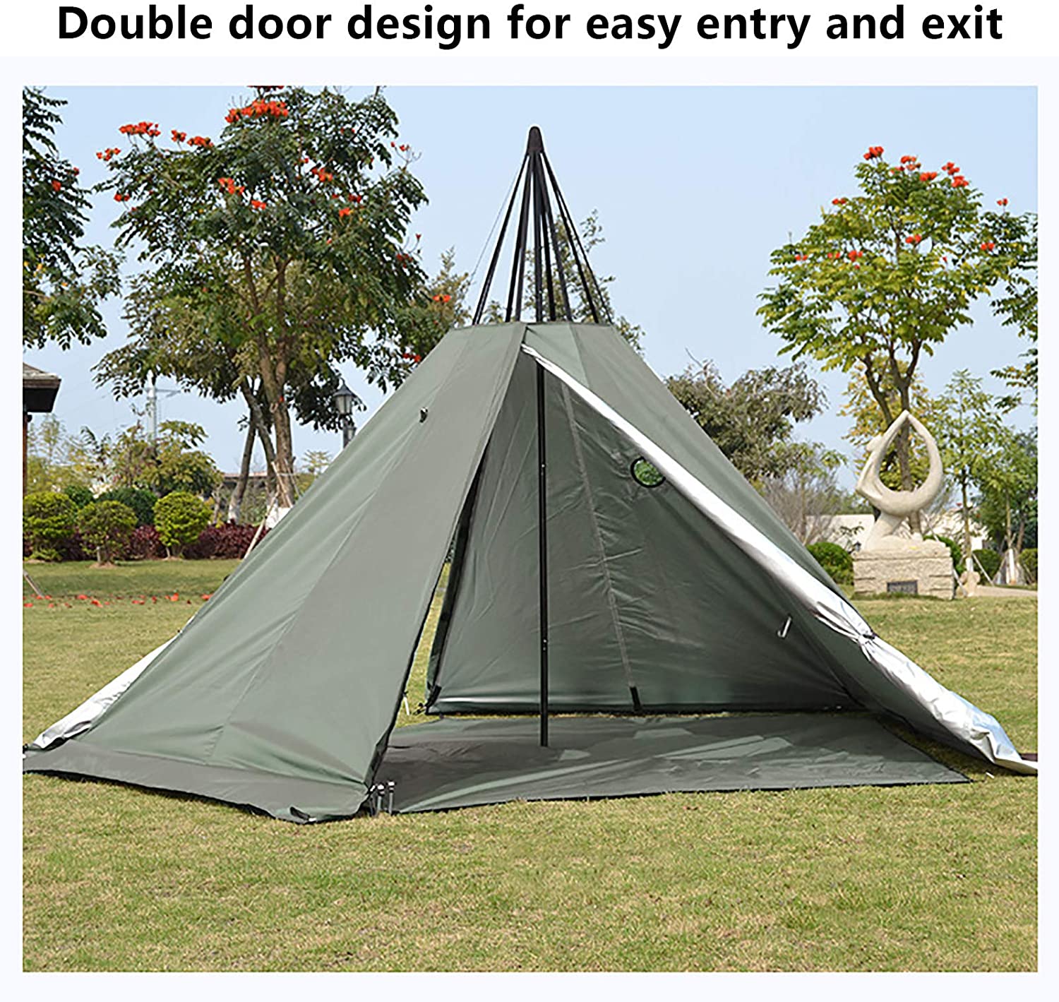 Waterproof 4 Season 2 Doors Tent G3736
