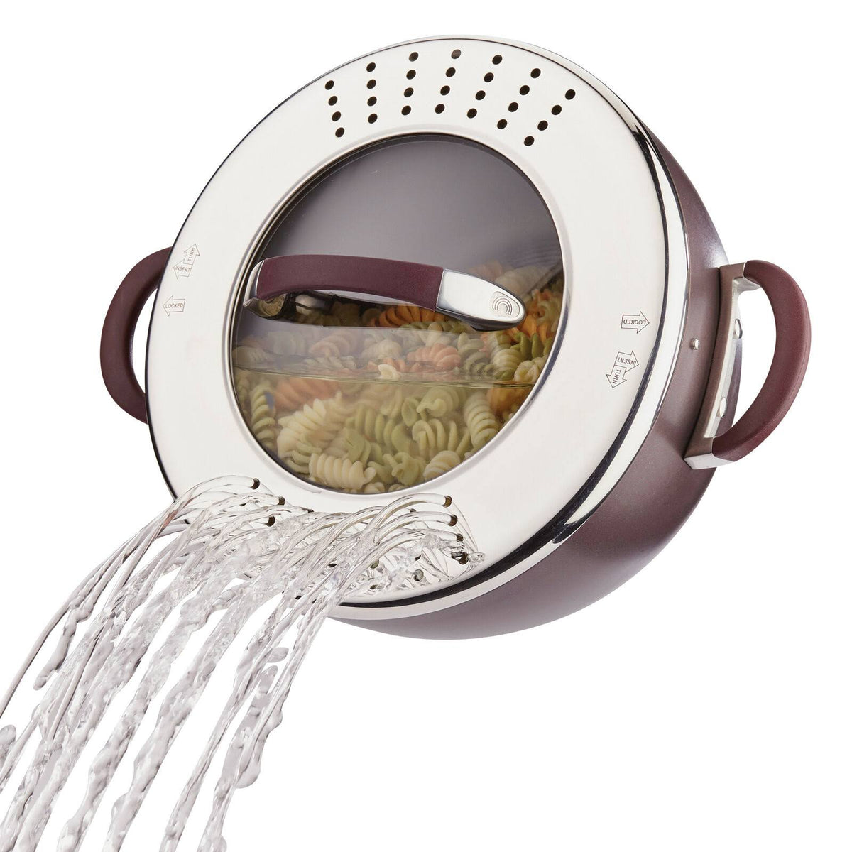 5.5-Quart Covered Straining Casserole M543