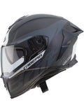 Matt Anthracite White Carbon Helmet Size L Z7996