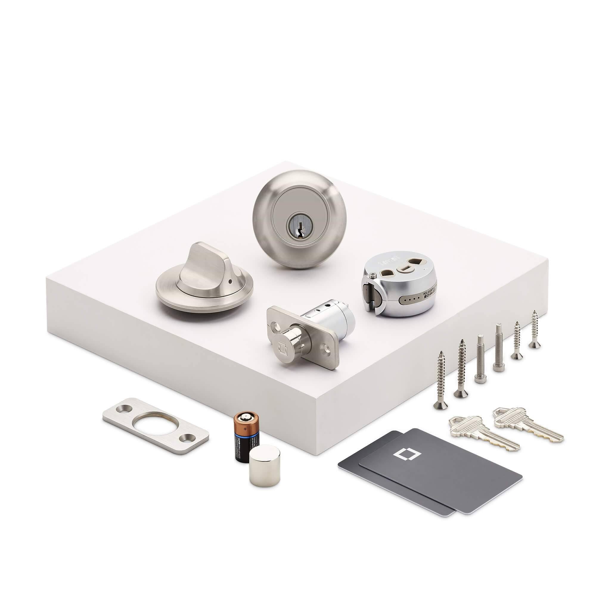 Satin Nickel Bluetooth Smart Lock J88075