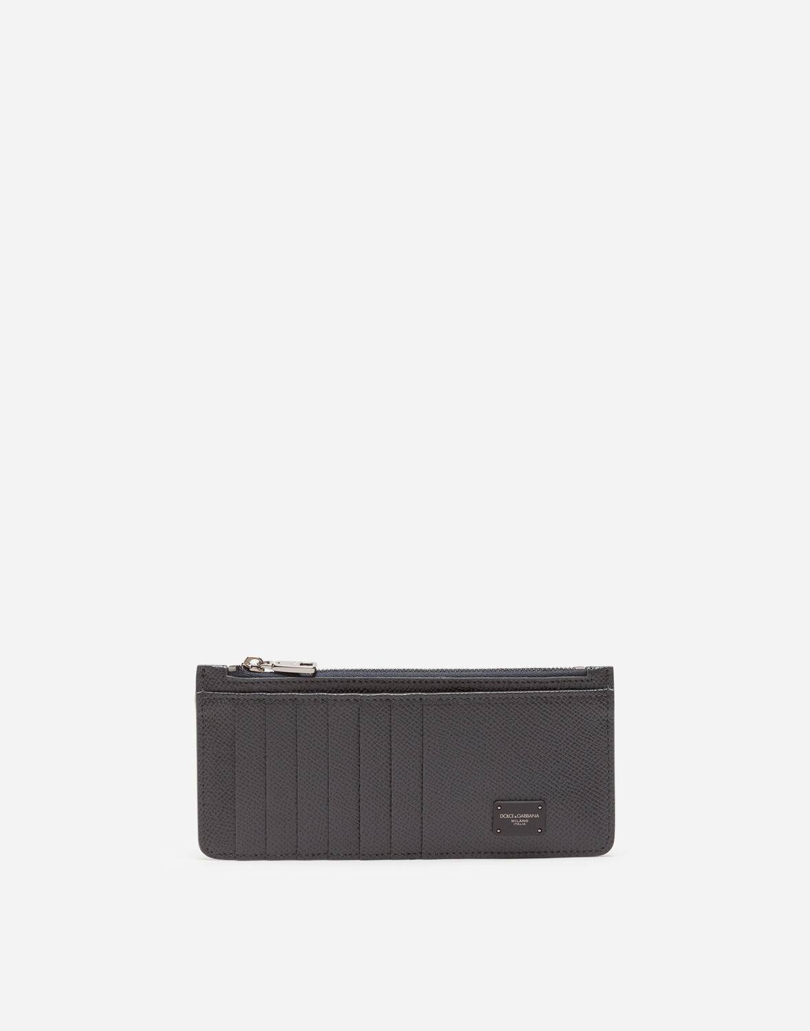 Gray Logo Card Case U858