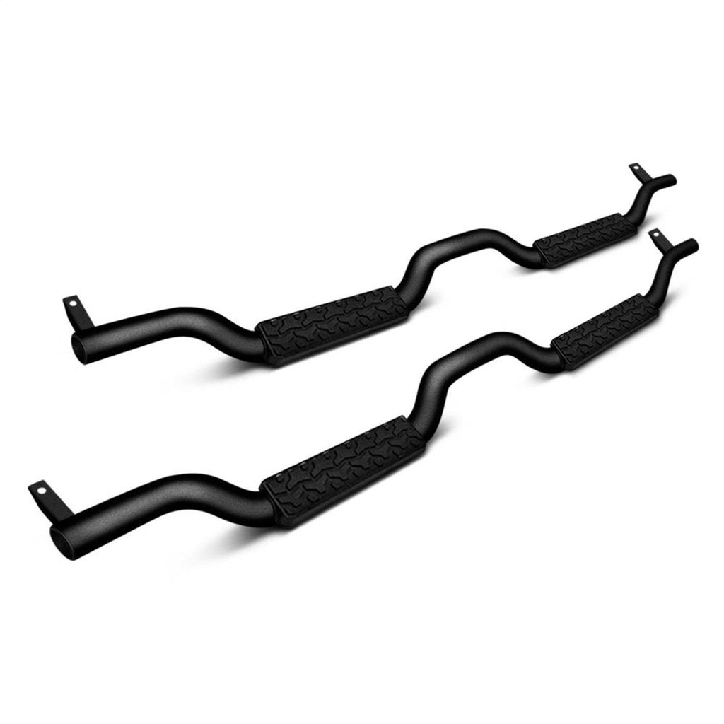 Slimline Side Bar Steps Black T9570