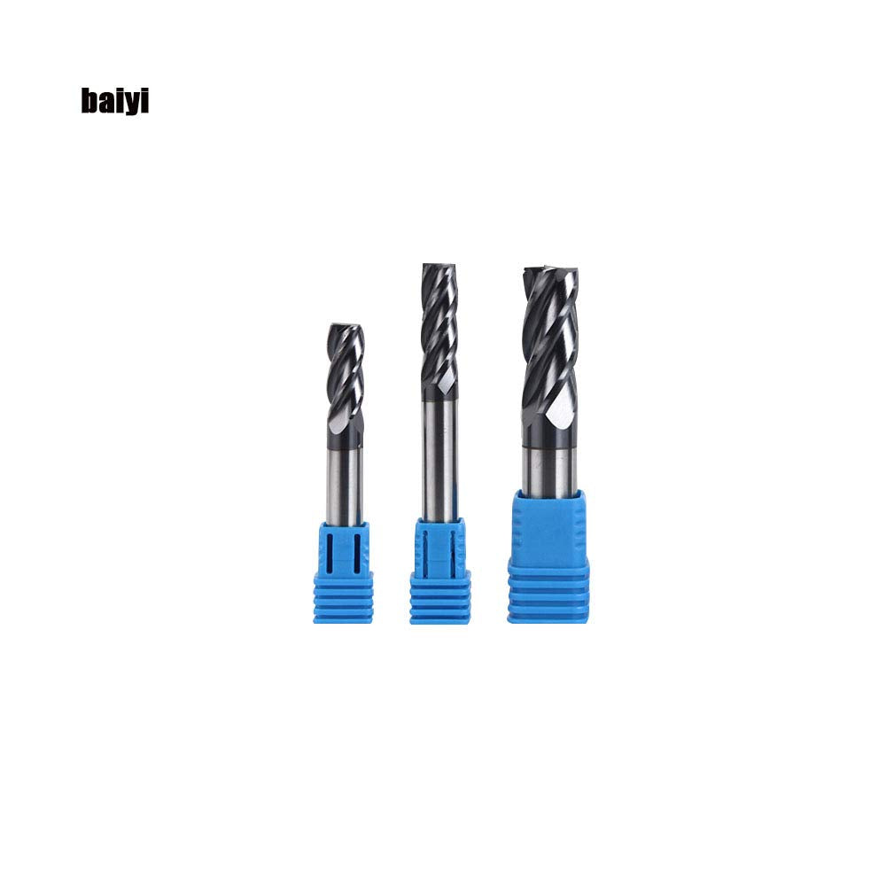 1/8 Carbide Square End Mill, 4 Flute, AlTiN Coating Y490034