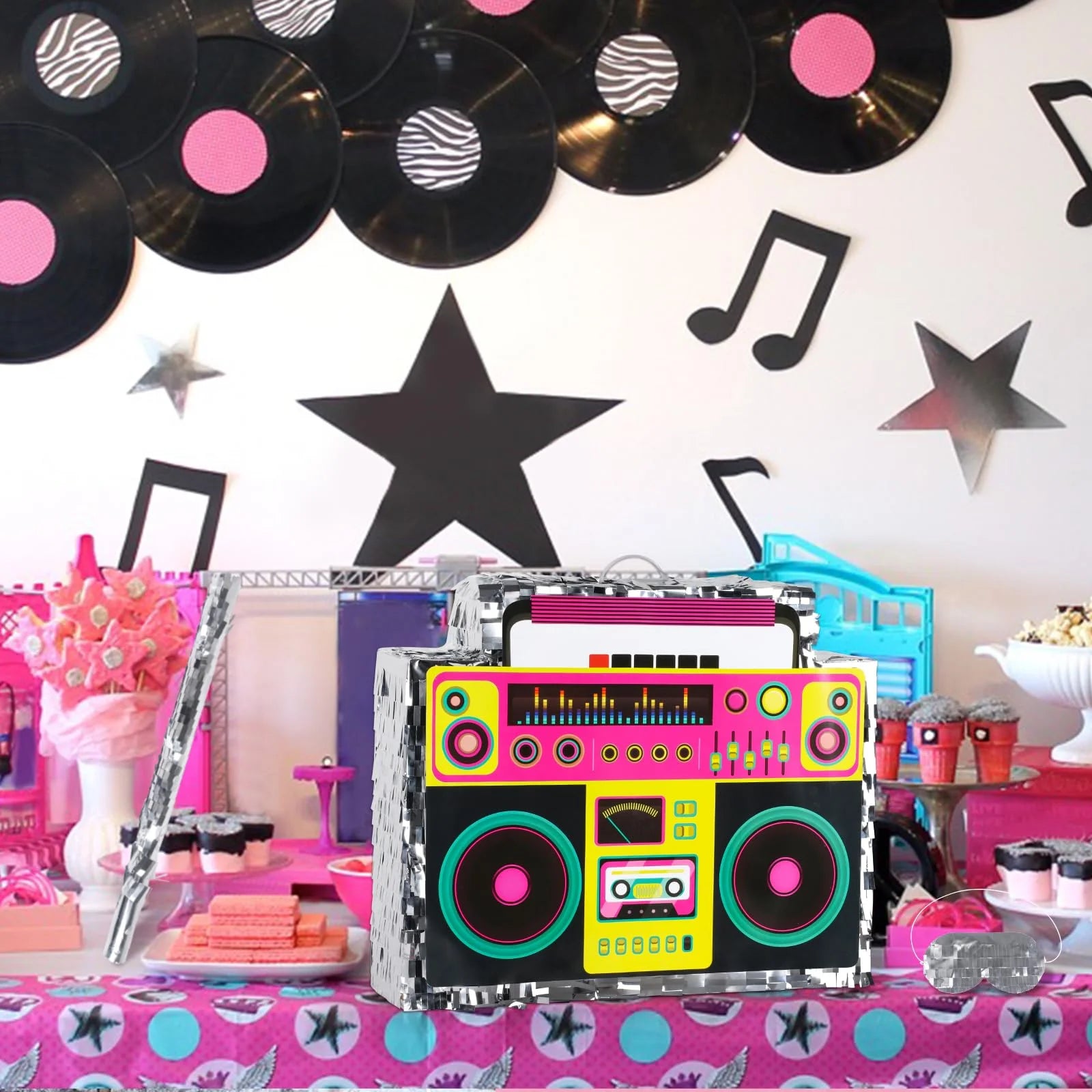 Boombox Pinata with Hanging Loop H510877