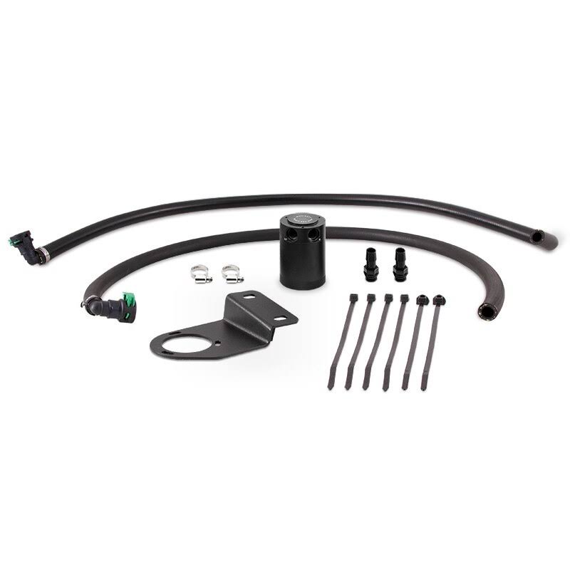 Black Baffled Oil Catch Can Kit K4989