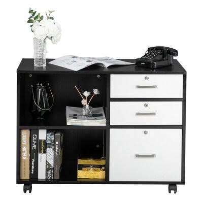 Wood 3 Drawer Lateral Filing Cabinet Y570109