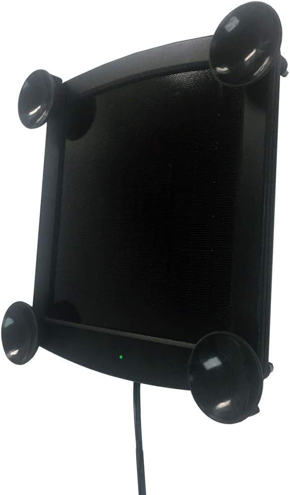5 Watt Solar Battery Charger 12V and Maintainer with Ring Terminal Cable G7251