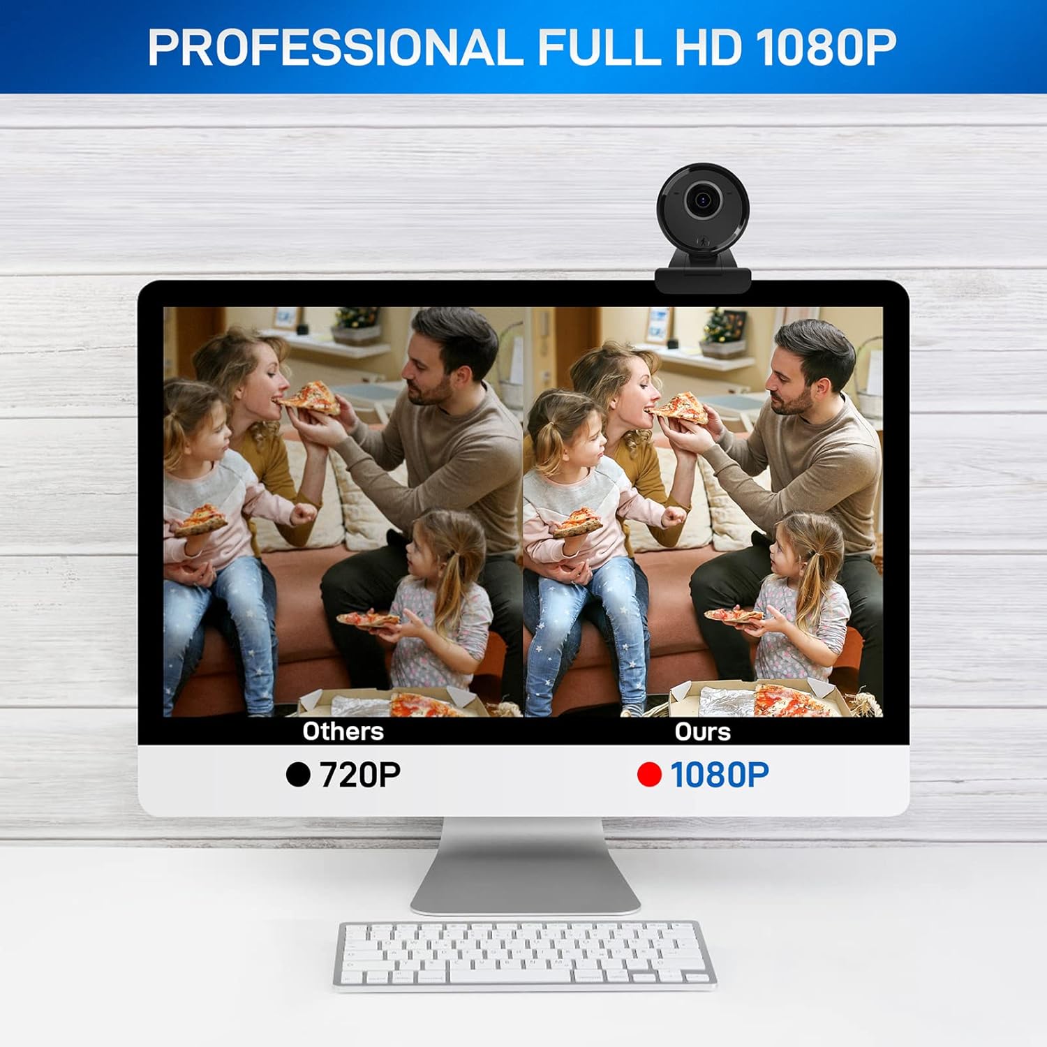 1080P 30FPS Webcam with Dual Microphone P241