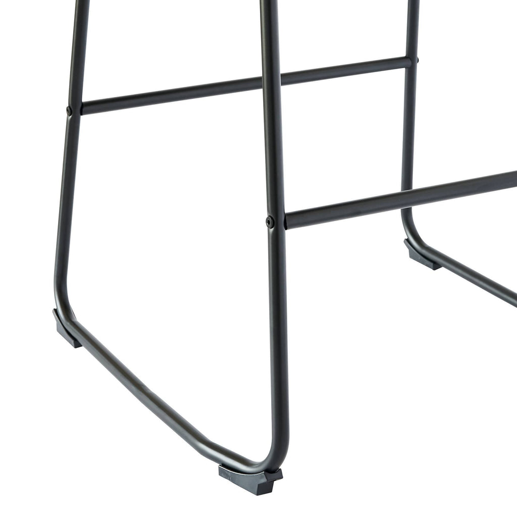 Brown Metal Bar Stool Set D4407