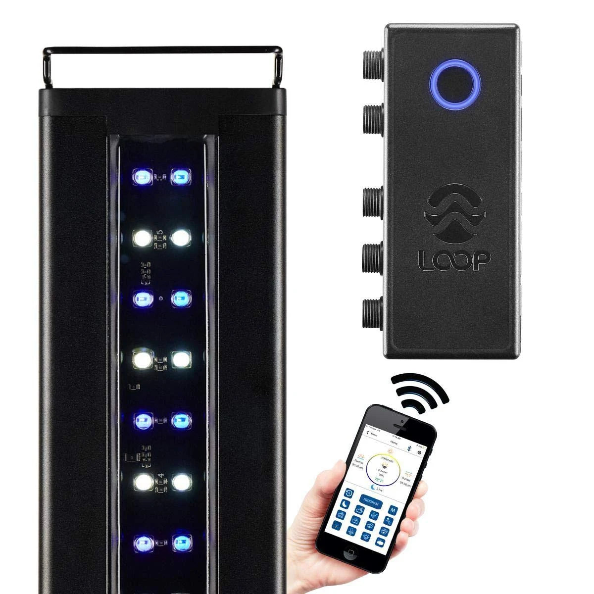 Orbit Marine IC LED Saltwater Reef Aquarium Light with Wireless Control S897970