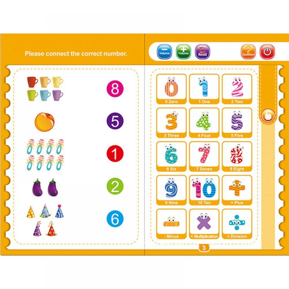 Sound Book for Children English Letters & Words Educational Toys C41791