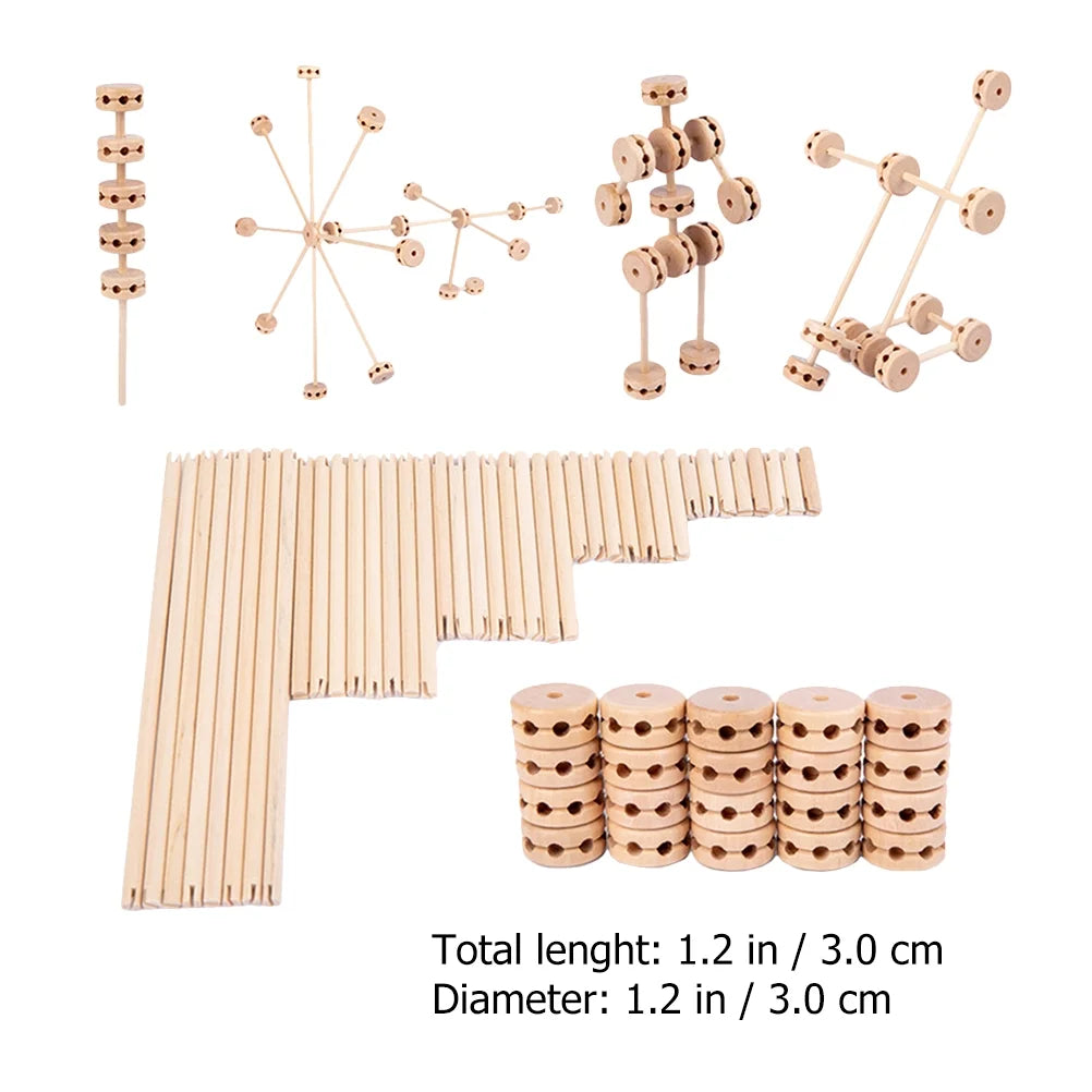 Wooden Building Blocks Toys 1 Set E417