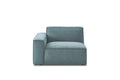 Blue Low-Profile Left Corner Sofa X149