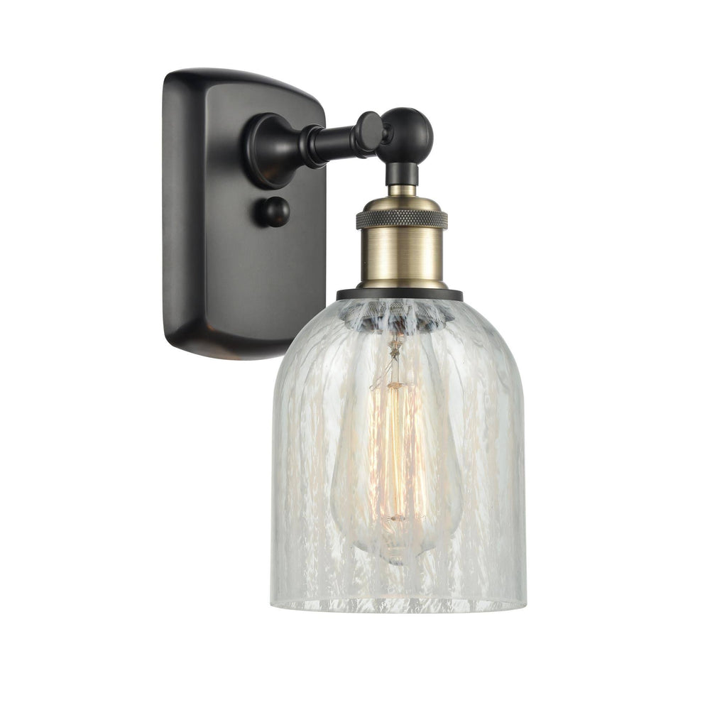Black Antique Brass 1 Light Sconce D842