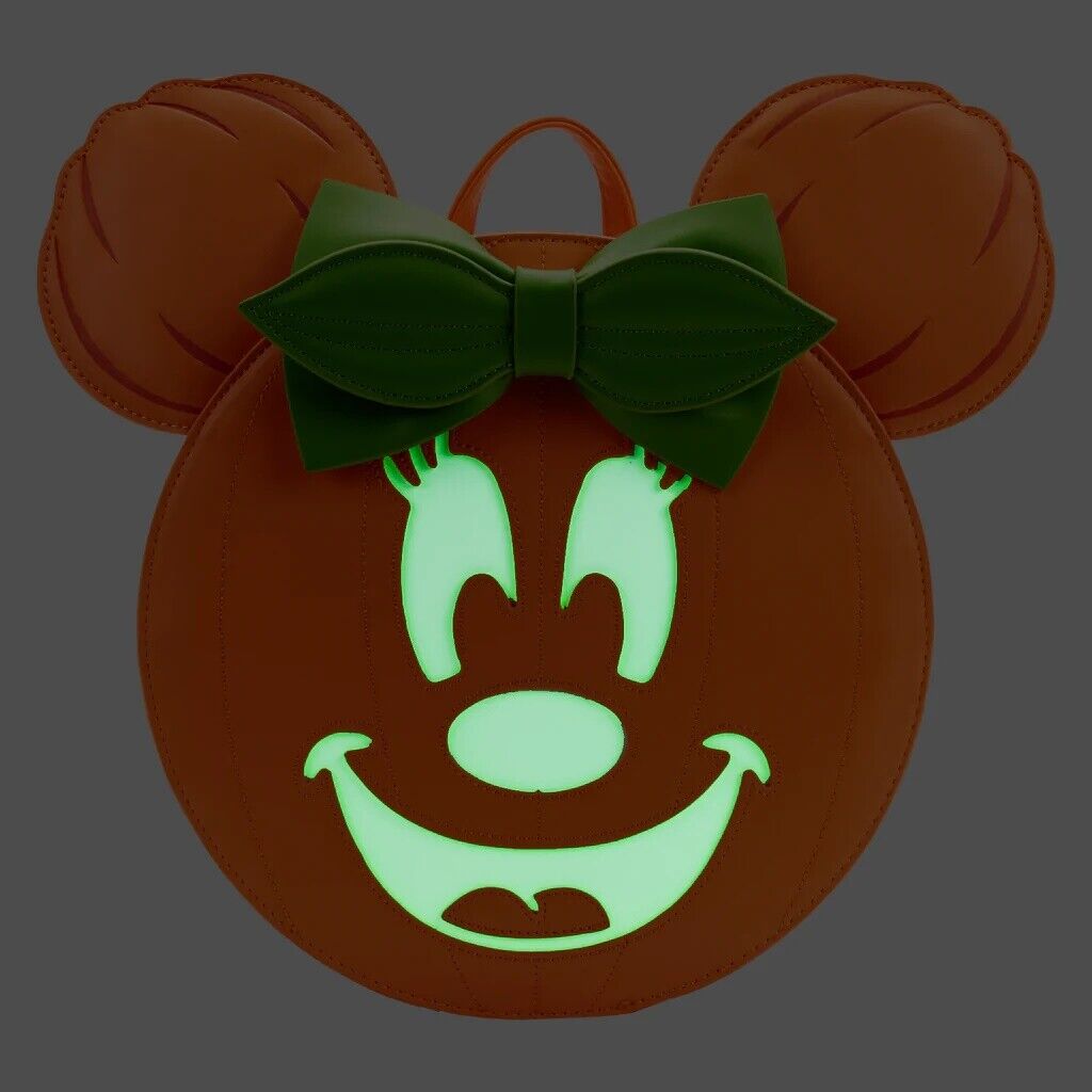 Disney Minnie Pumpkin Double Strap Shoulder Bag Purse L764
