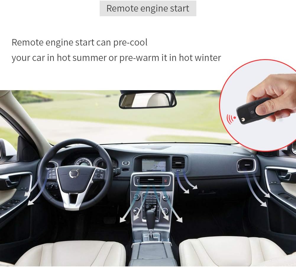 PKE Car Alarm System Remote Starter Push Button Keyless Go System Z3596