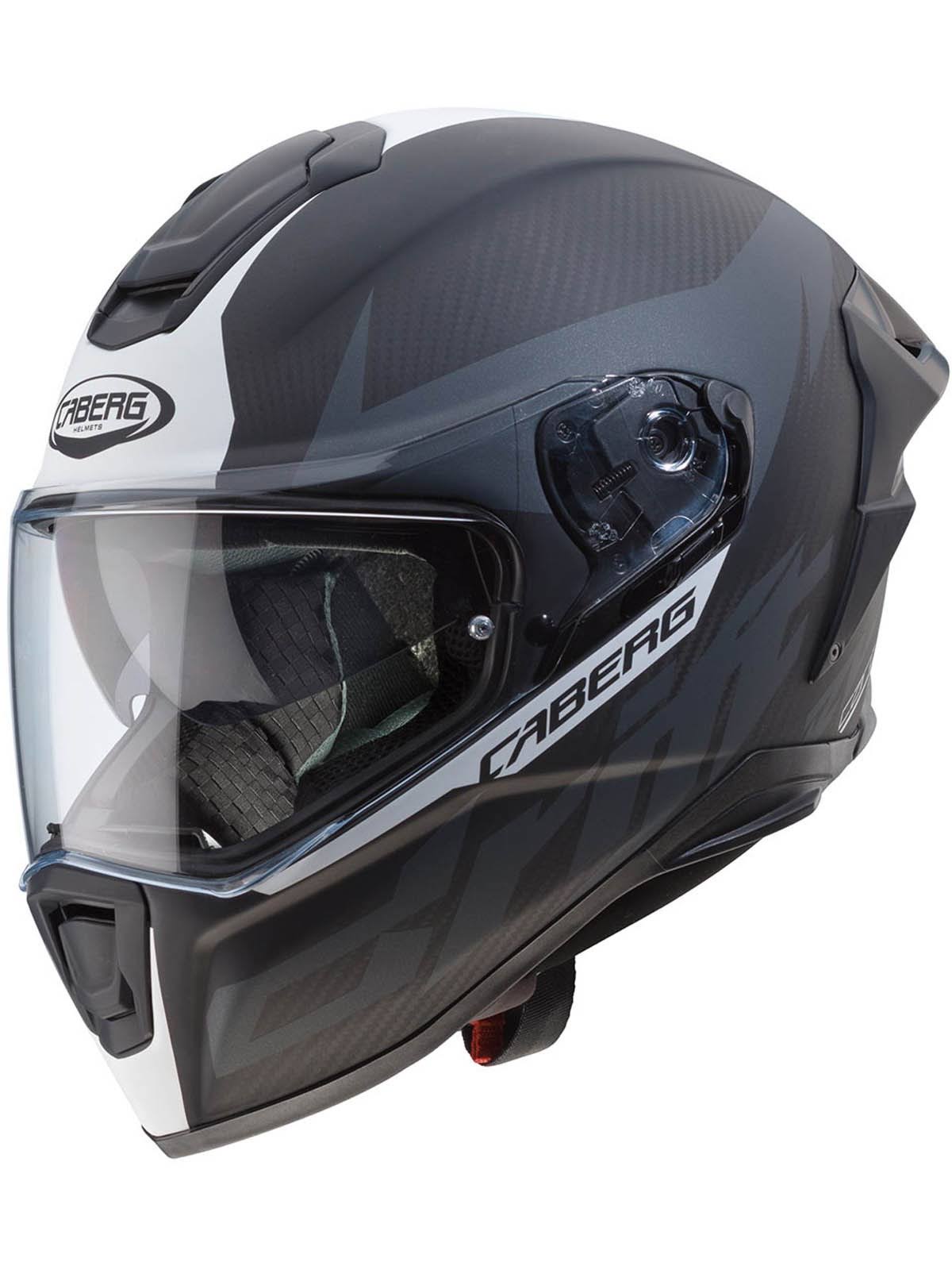 Matt Anthracite White Carbon Helmet Size L Z7996