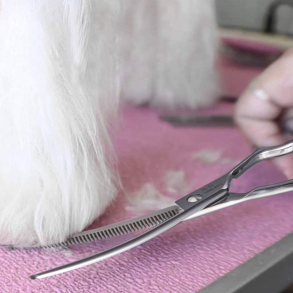 6.5 Inch Dog Grooming Scissors Japanese Stainless Steel Silver A410