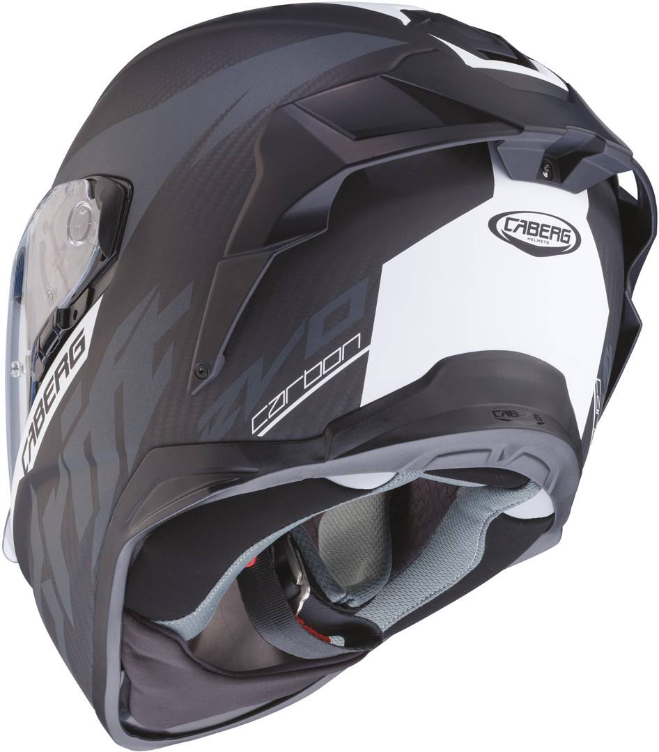 Matt Anthracite White Carbon Helmet Size L Z7996