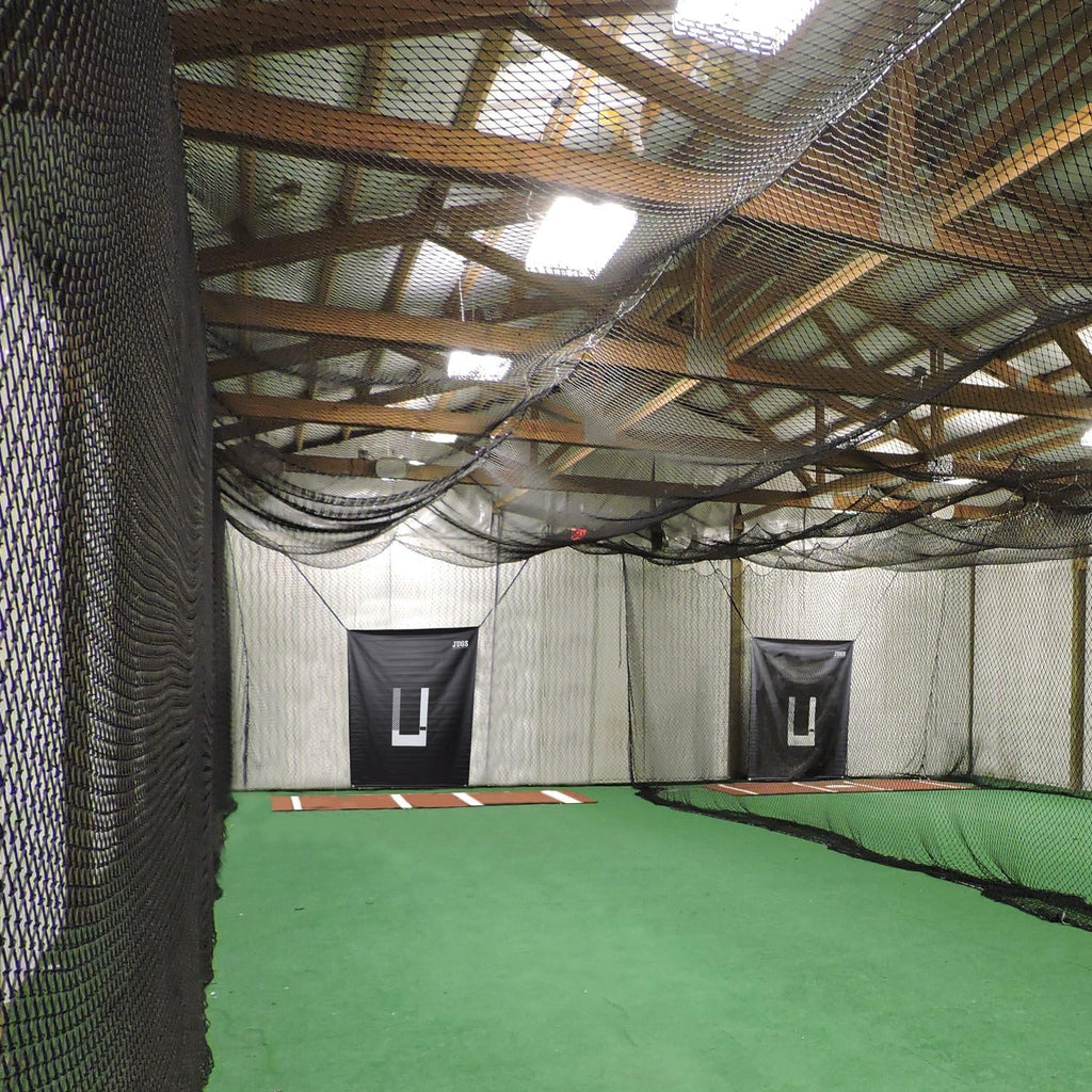 #60 Twisted Knotted Black Polyethylene Batting Cage Nets J949444