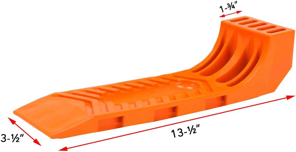 Interlocking Tire Skates Safety Orange (4pc Set) L8579