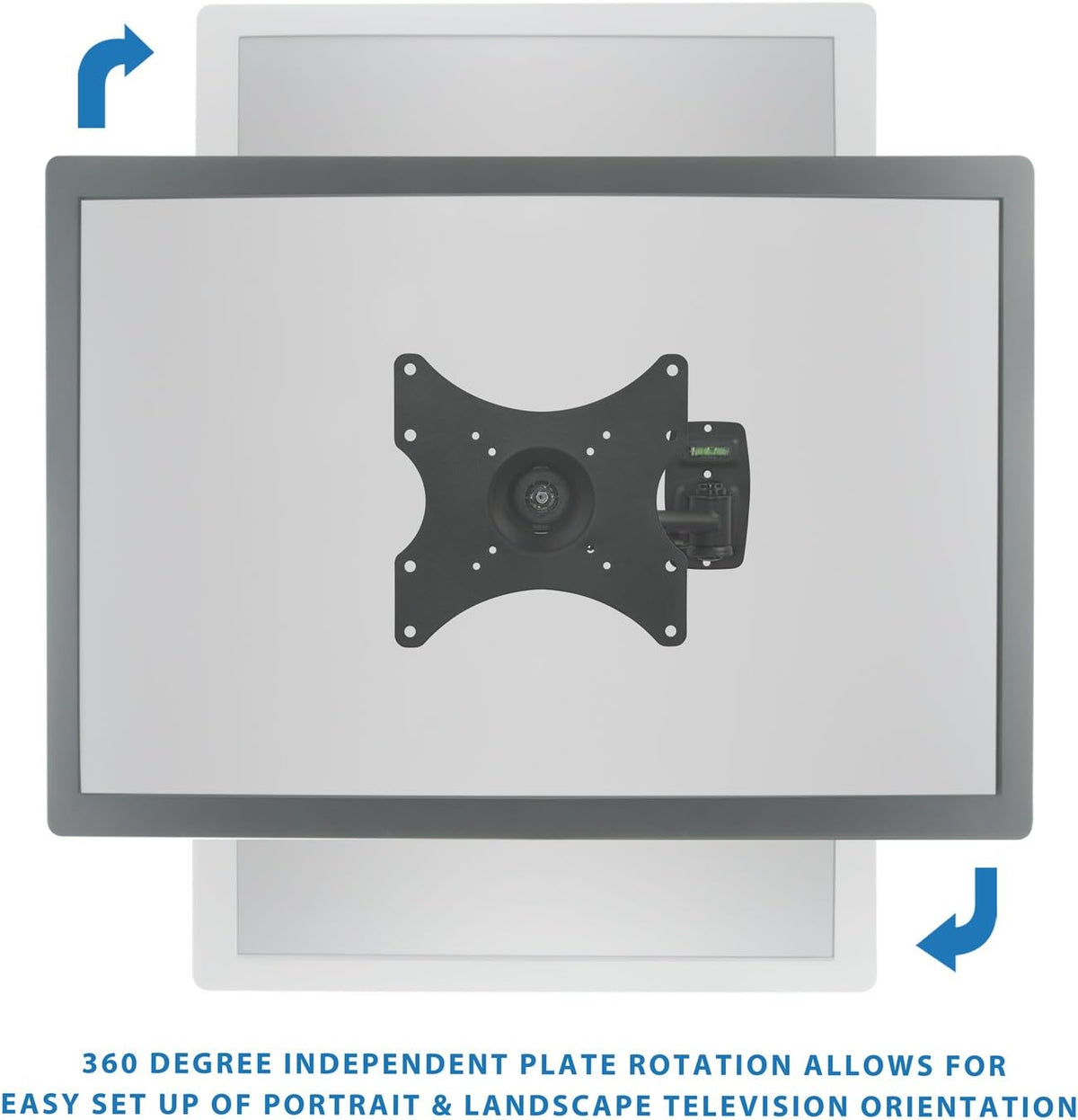 TV Wall Mount Bracket for 13-42 Flat Screens and Monitors, VESA 75 to 200, 44 Pound Capacity I70904