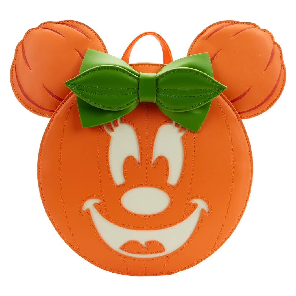 Disney Minnie Pumpkin Double Strap Shoulder Bag Purse L764