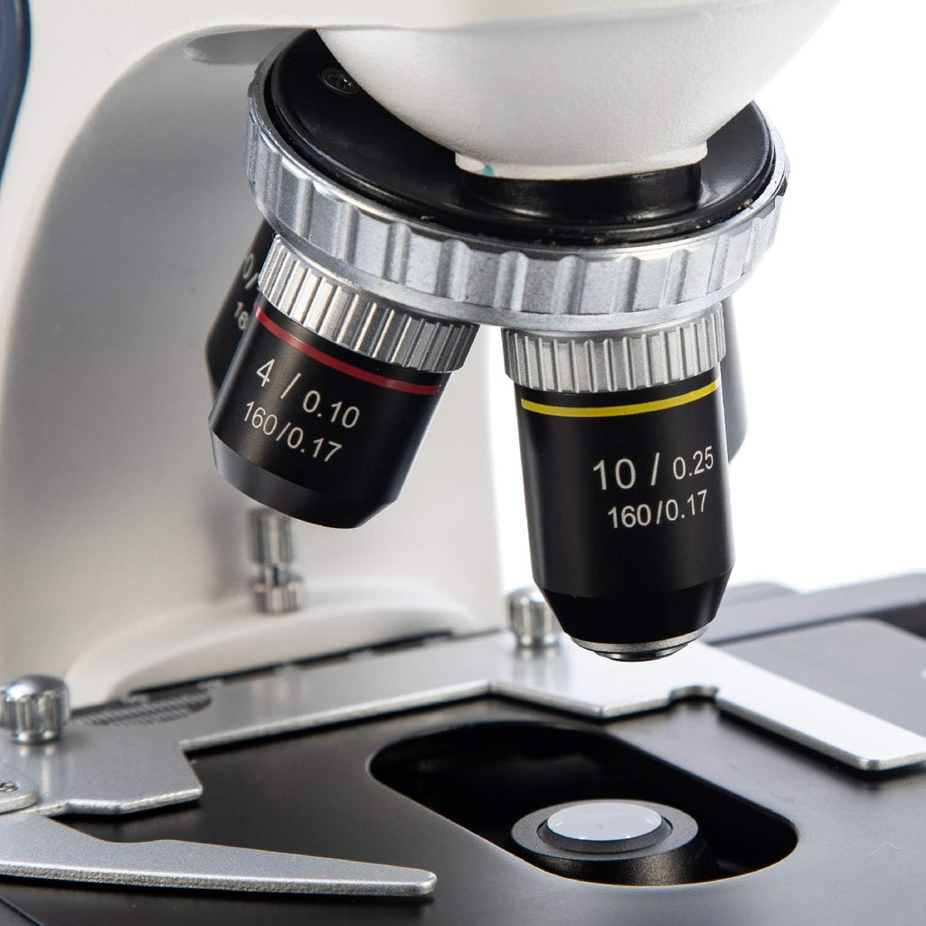 40X-2500X Trinocular Compound Microscope with Mechanical Stage N70480