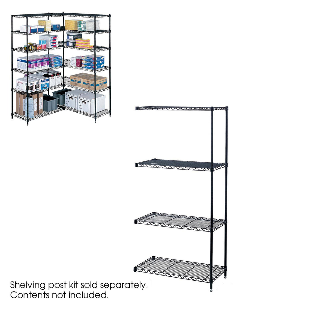 Black Wire Shelving Add-On Unit I17533