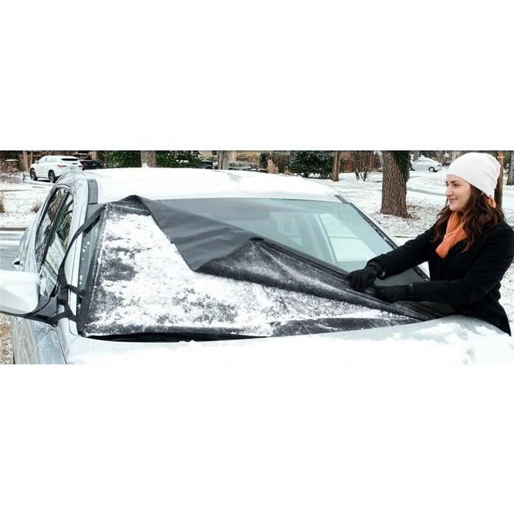 Black Windshield Cover for Cars and SUVs I2904