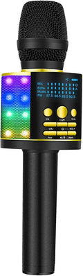 Green Bluetooth Karaoke Microphone with LED Screen L42127