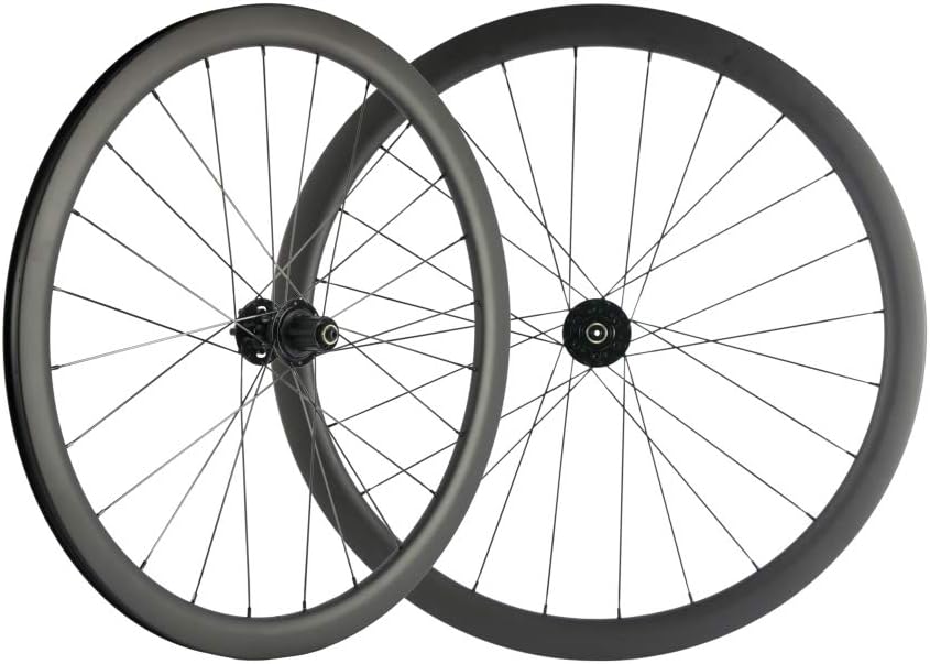 Carbon Fiber Disc Brake Wheelset 700c Road Wheel 25mm Width UD Matt 30mm H2150