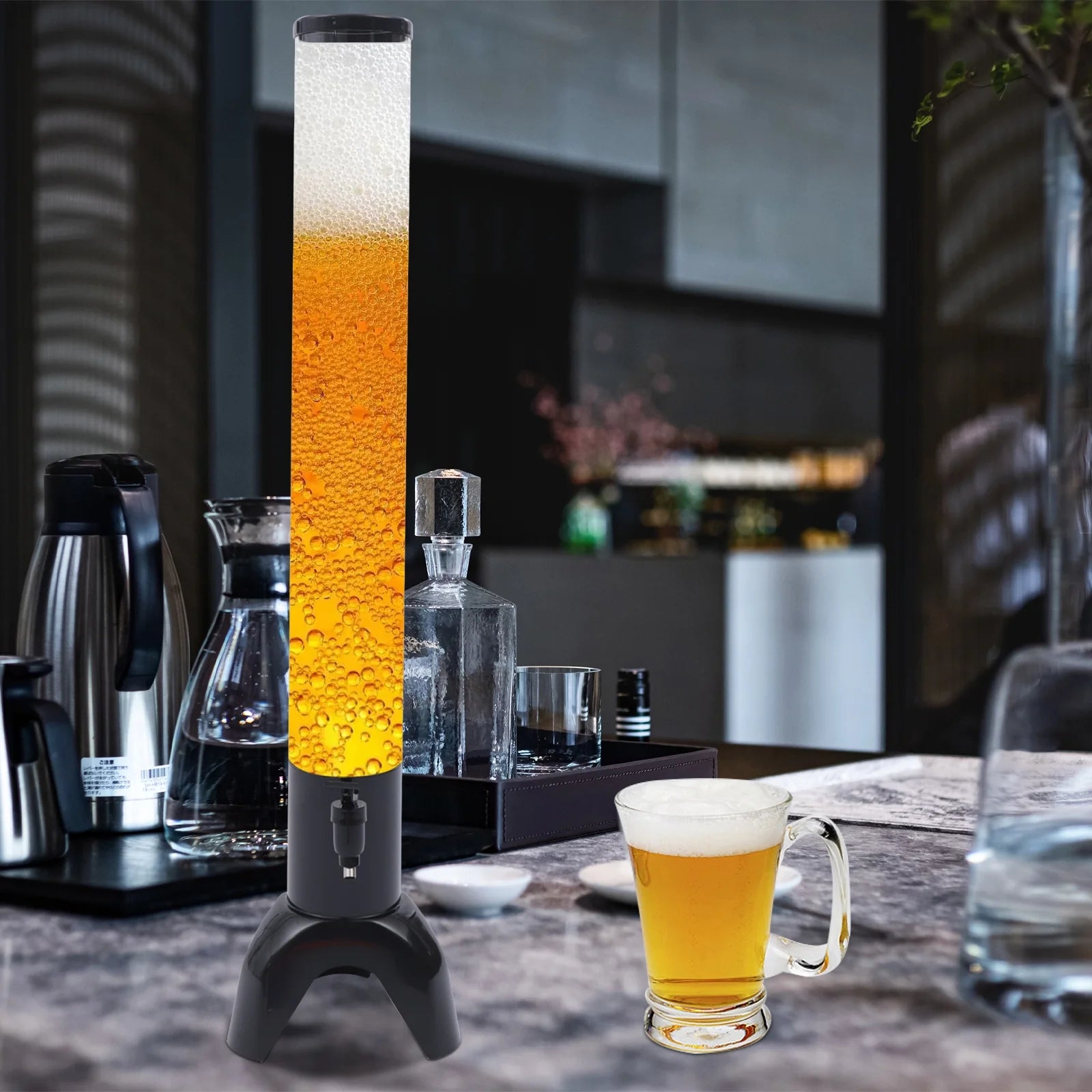 Beer Tower Dispenser with Removable Ice Tube, 3L S480699