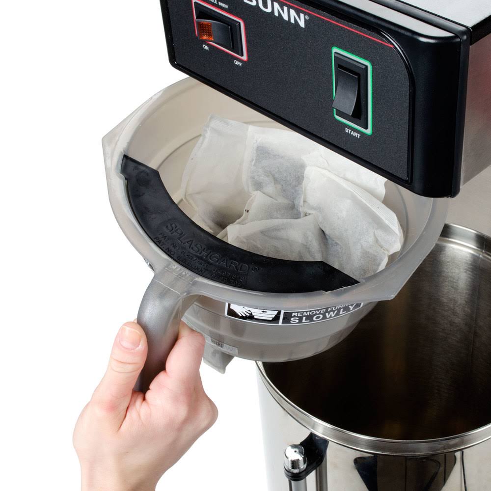 3 Gallon Black Iced Tea Filter Bags - 32/Case I4027